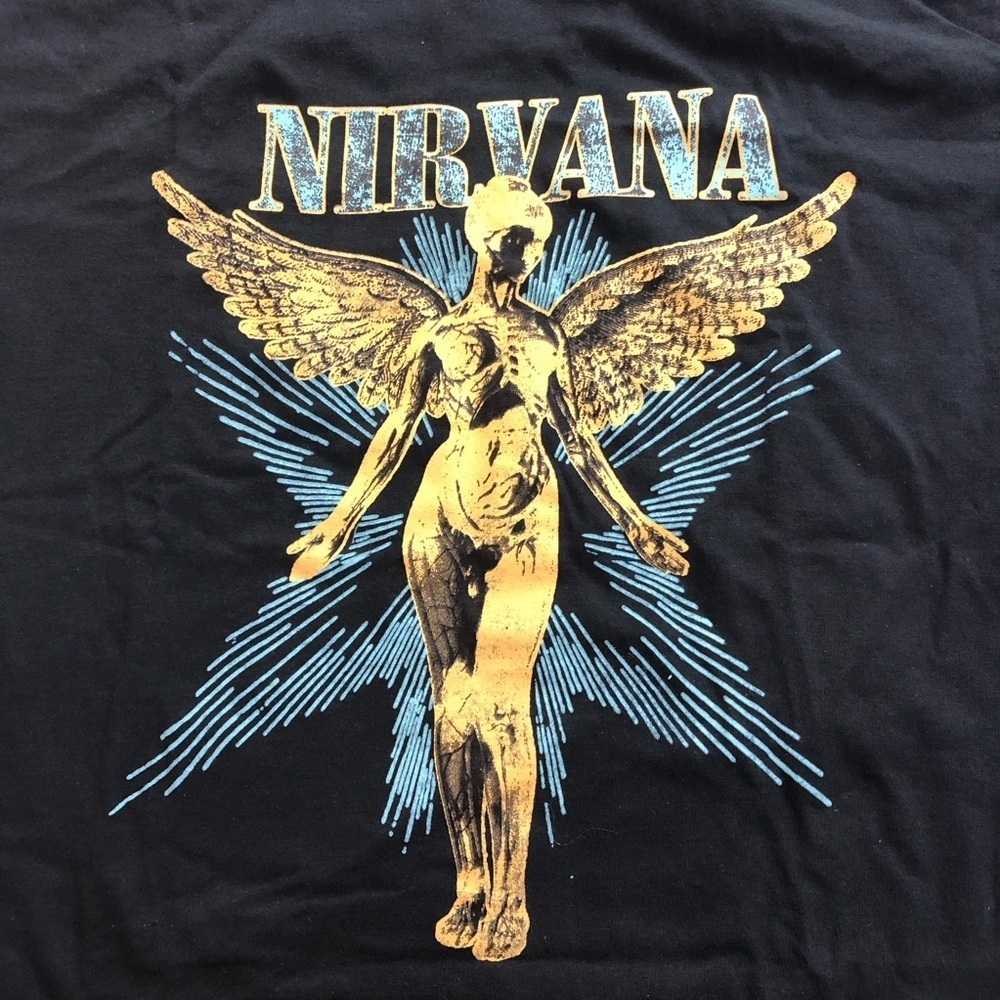 NIRVANA Black Band Tee - Picture 4 of 7